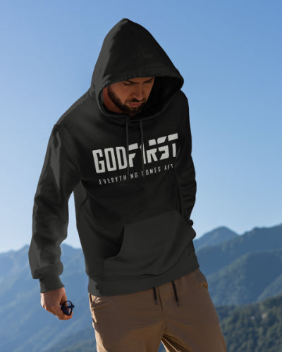 MAD Apparel Ltd Christian Clothing God First Hoodie 