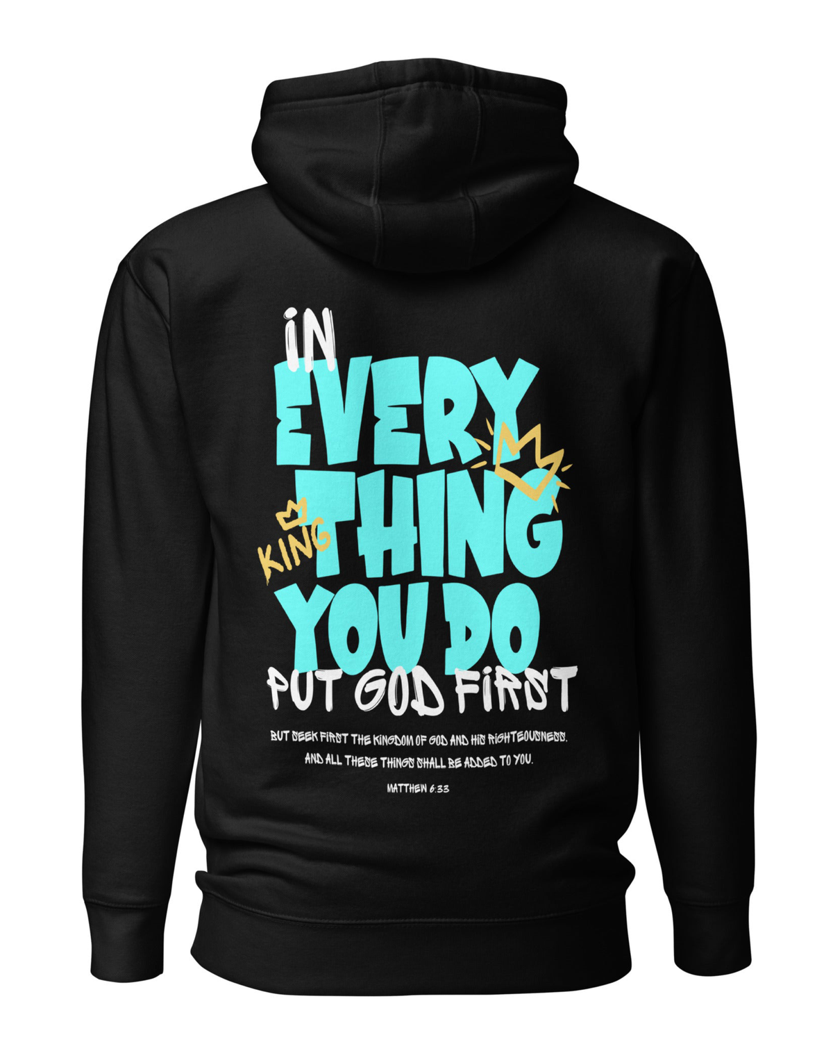 M.A.D Apparel Ltd Hoodies Put God First Faith Hoodie