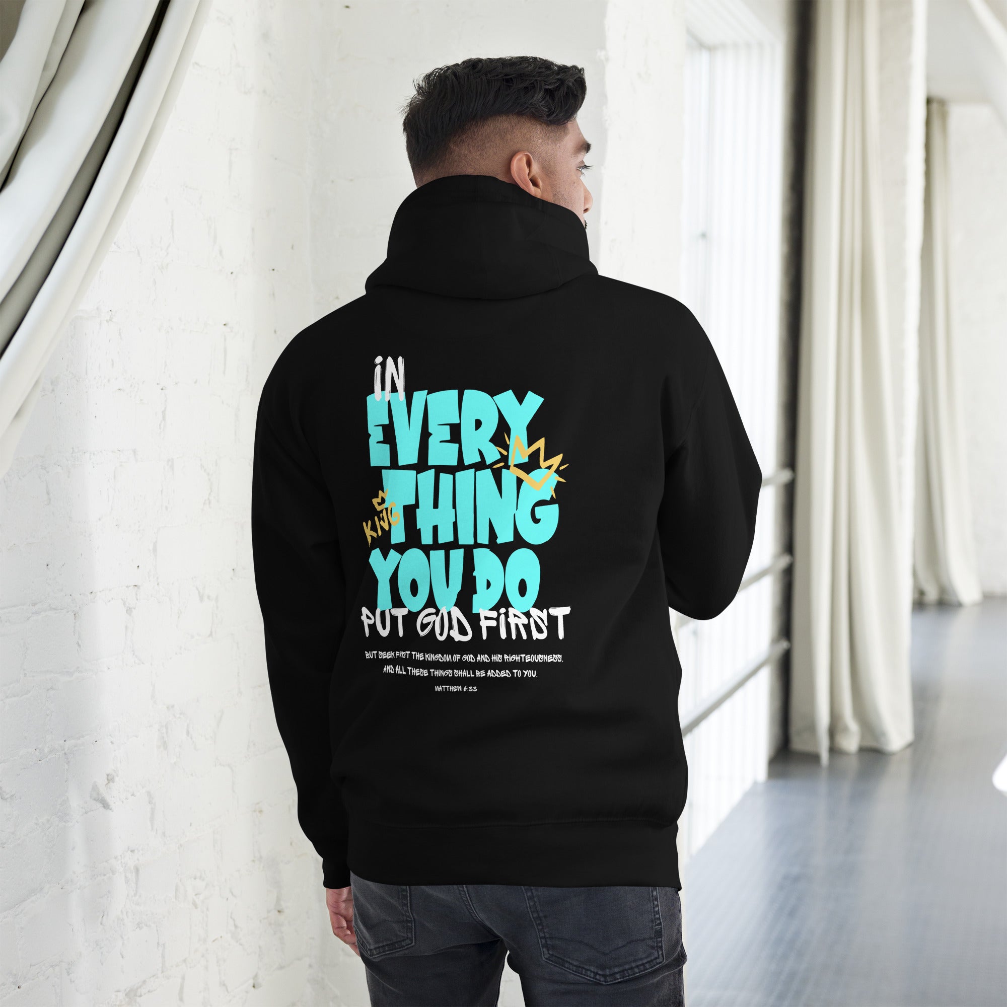 Put God First Unisex Faith Hoodie | Christian Hoodies | MAD