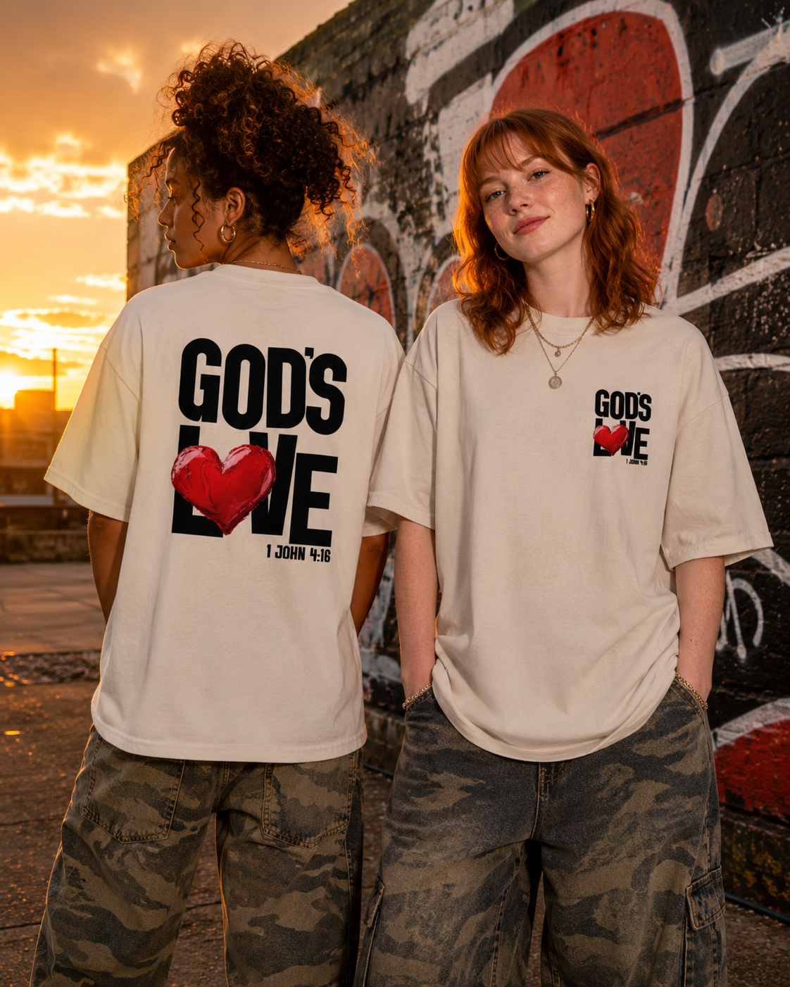 M.A.D Apparel Ltd Tees God's Love Classic Christian T-shirt