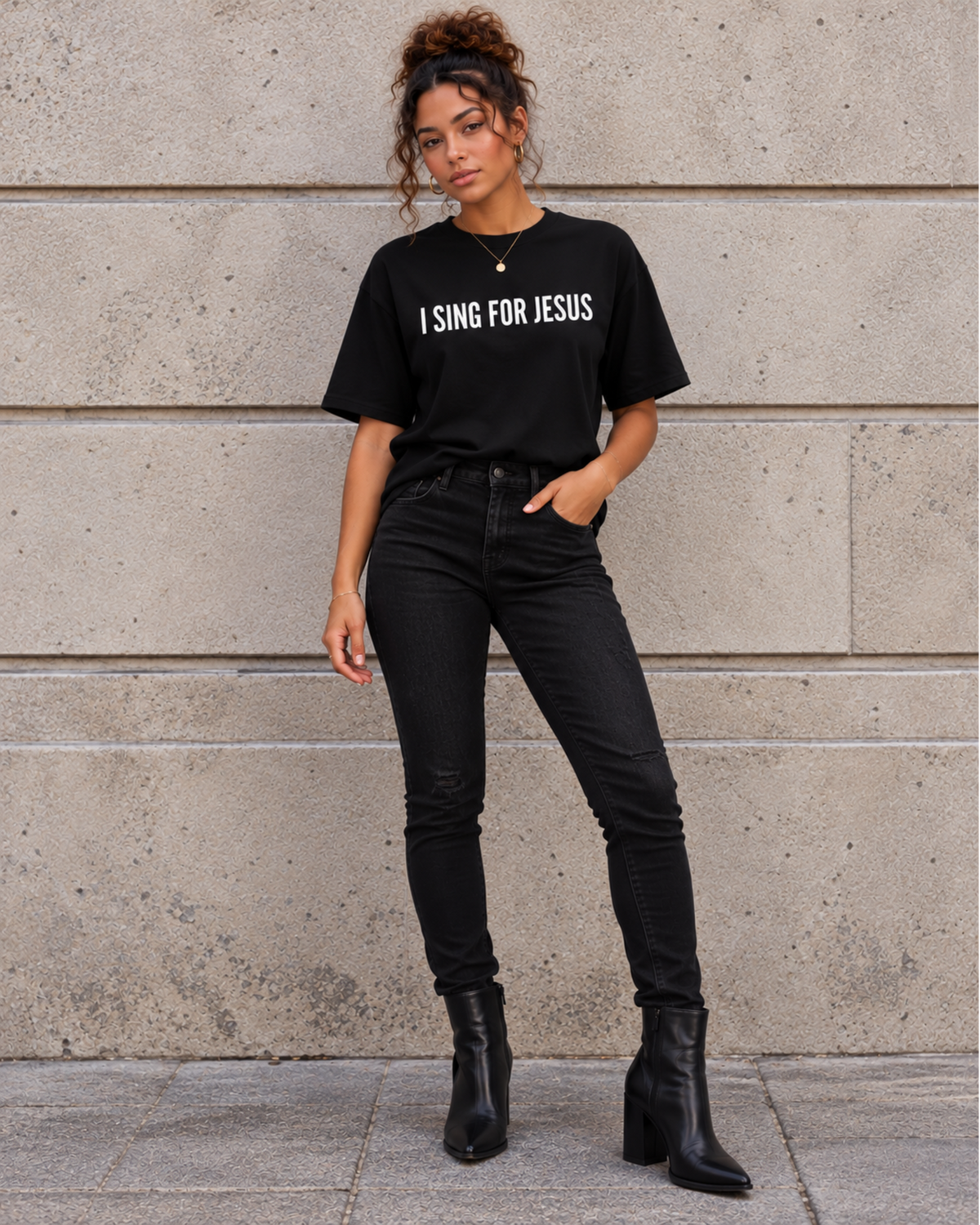 M.A.D Apparel Ltd Tees I Sing For Jesus Classic Worship T-shirt